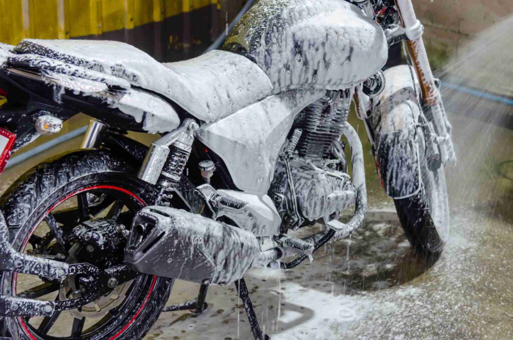 motorrad aussenreinigung