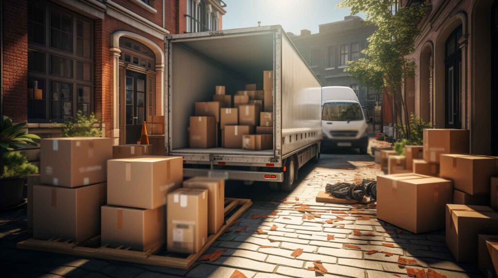 Transporter voll geladen